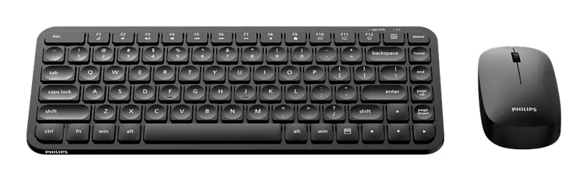Philips 3000 series SPT6338BS/77 keyboard Mouse included Home/Office RF Wireless Black – image 6