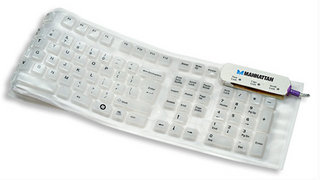 Manhattan 171618 keyboard USB + PS/2 White – image 4