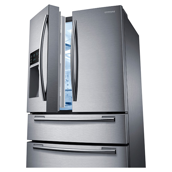 Samsung RF25HMEDBSR side-by-side refrigerator Freestanding – image 7