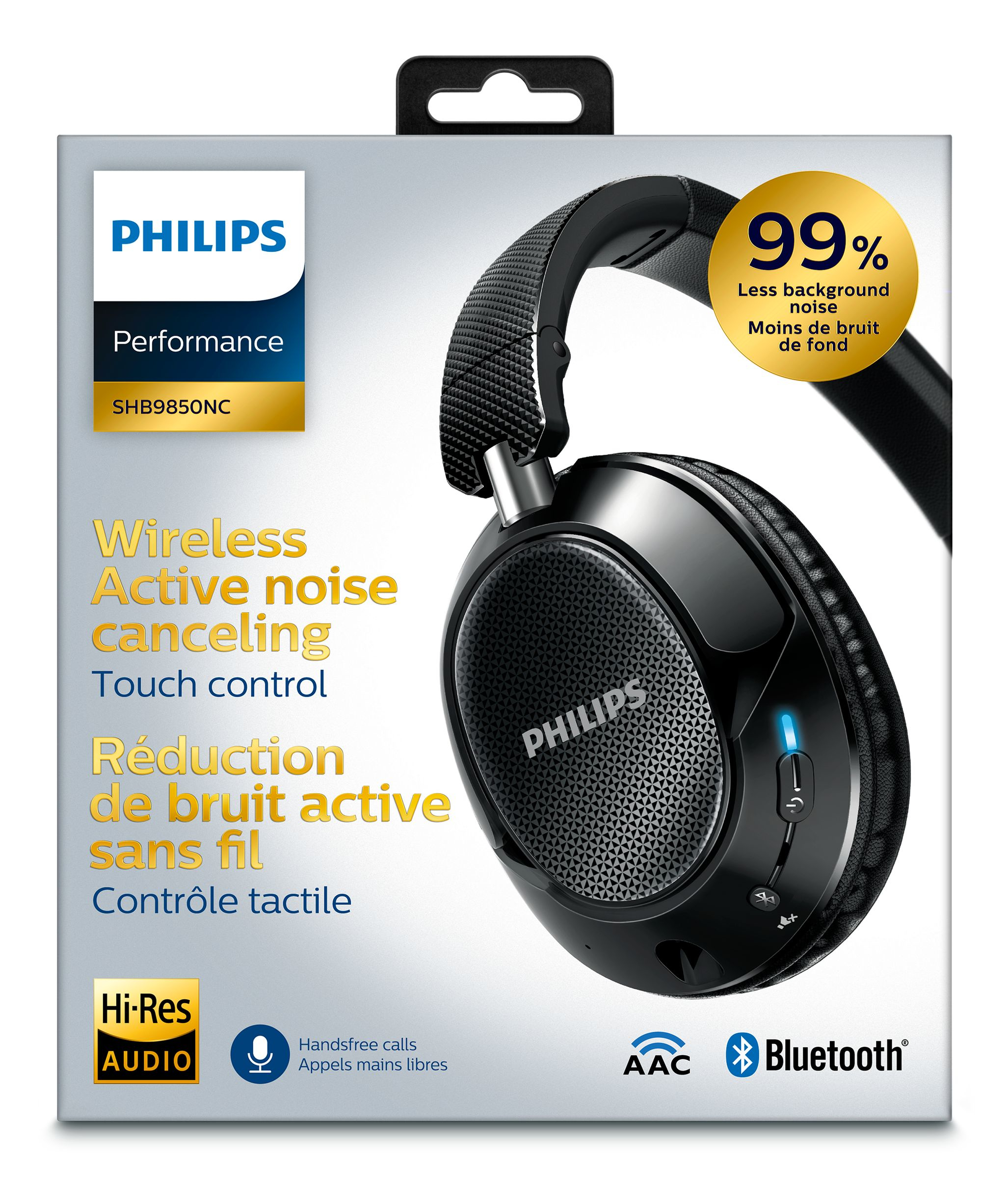 Philips Wireless noise-cancelling headphones SHB9850NC/00 – image 2