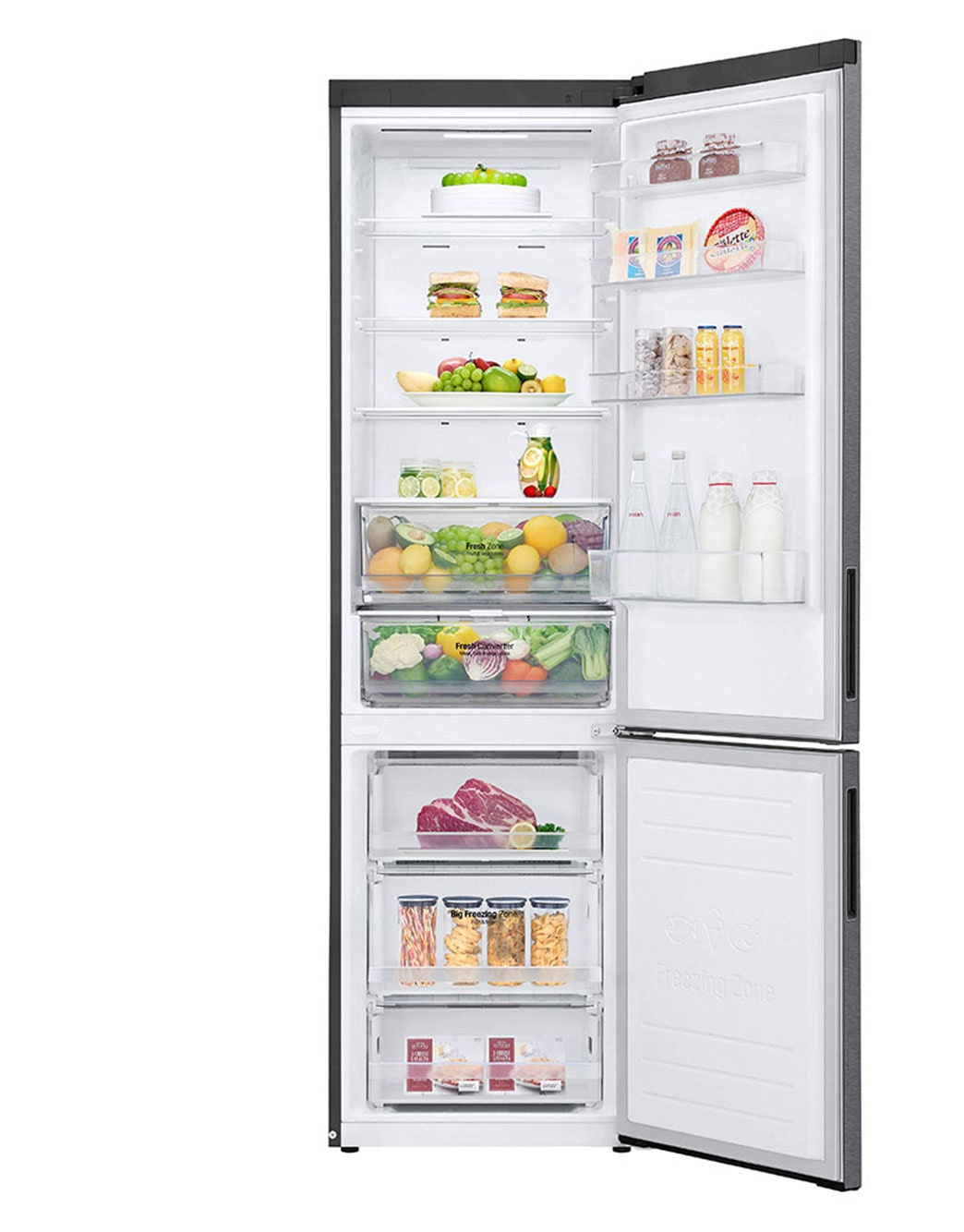 LG GBP62DSXCC fridge-freezer Freestanding – image 2