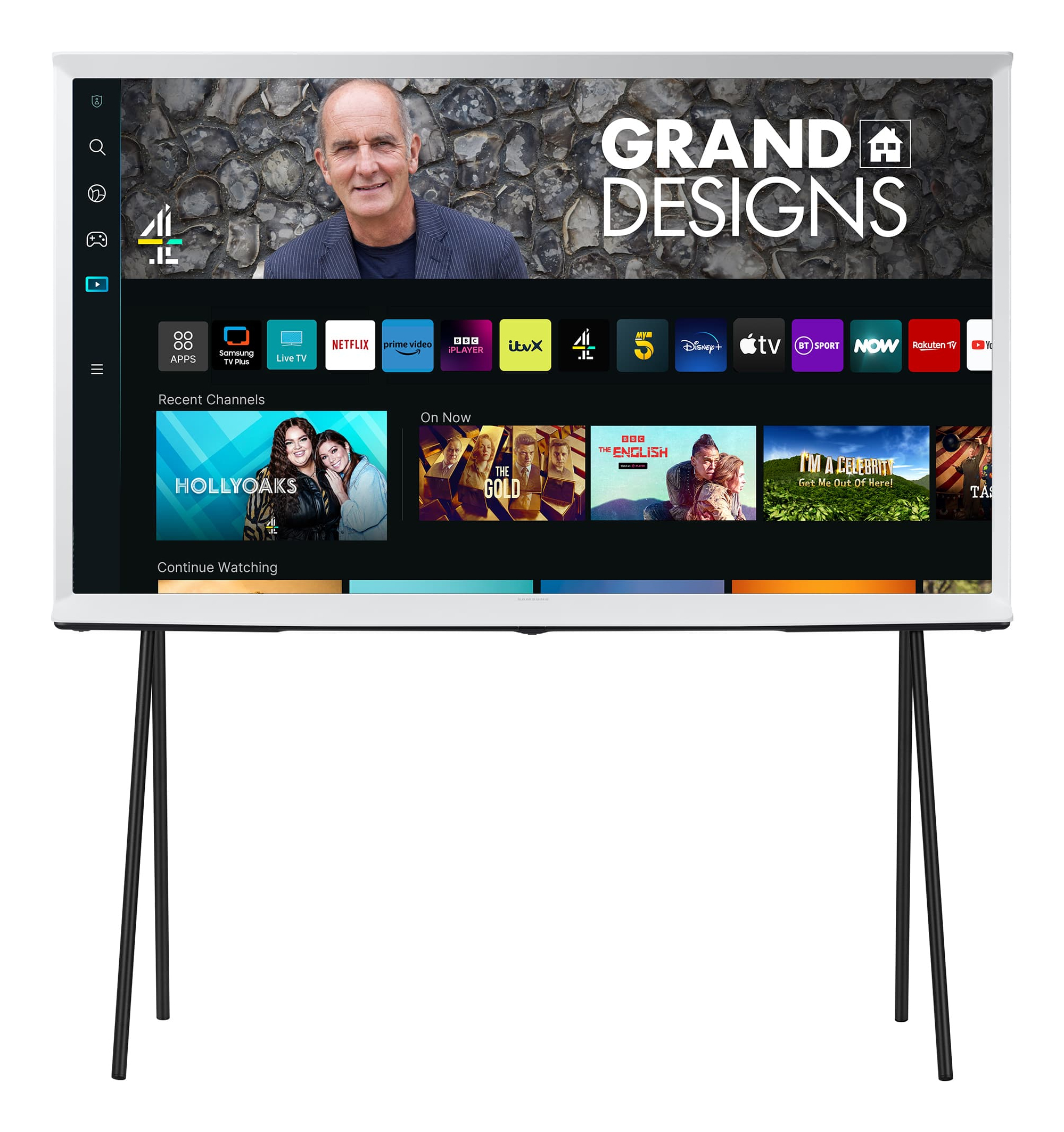 Samsung The Serif 50" LS01B QLED 4K HDR Smart TV in Cotton Blue (2023) – image 5