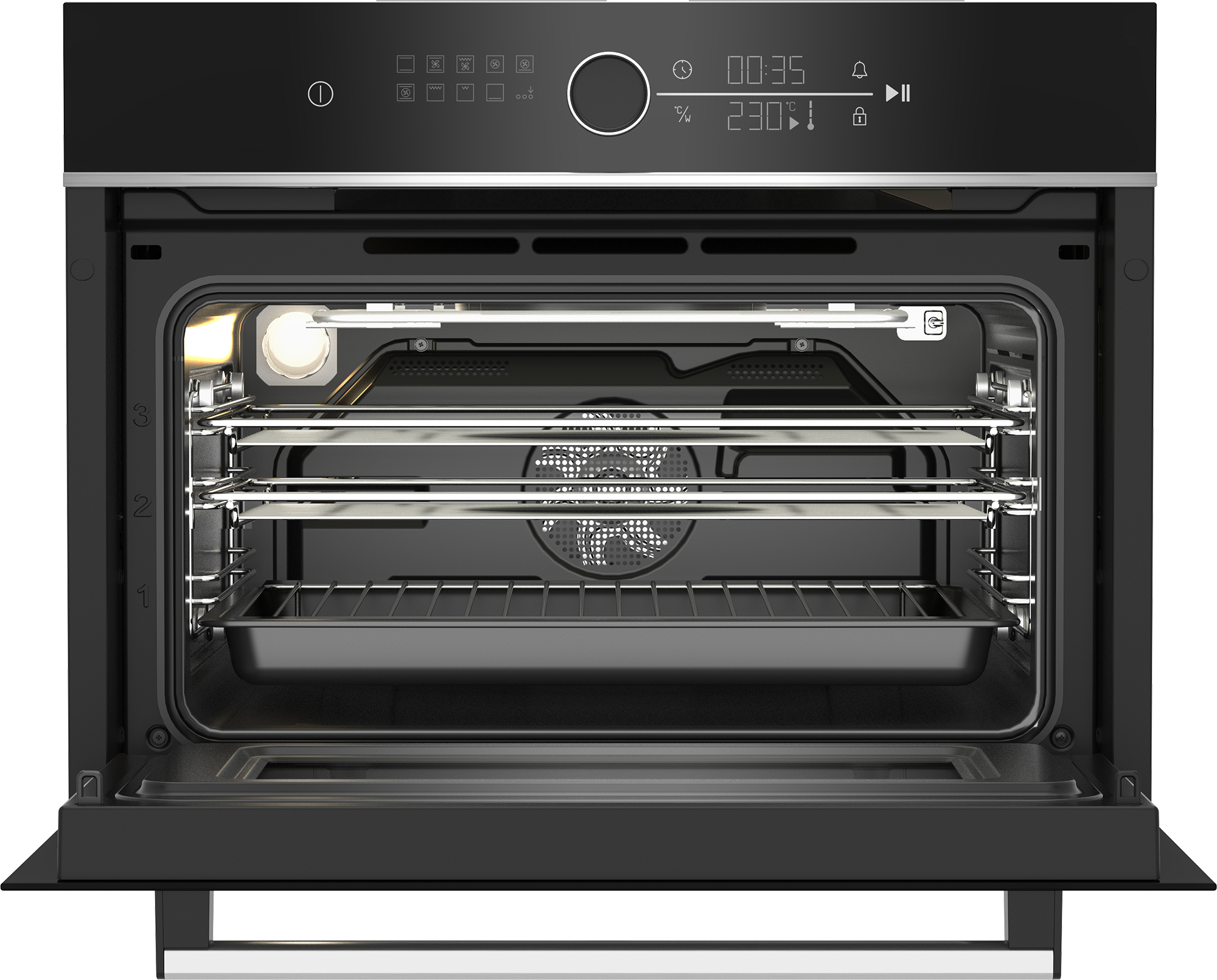 Beko BBCW18400B 45cm Built-In Compact Multi-Function Oven Microwave – image 4