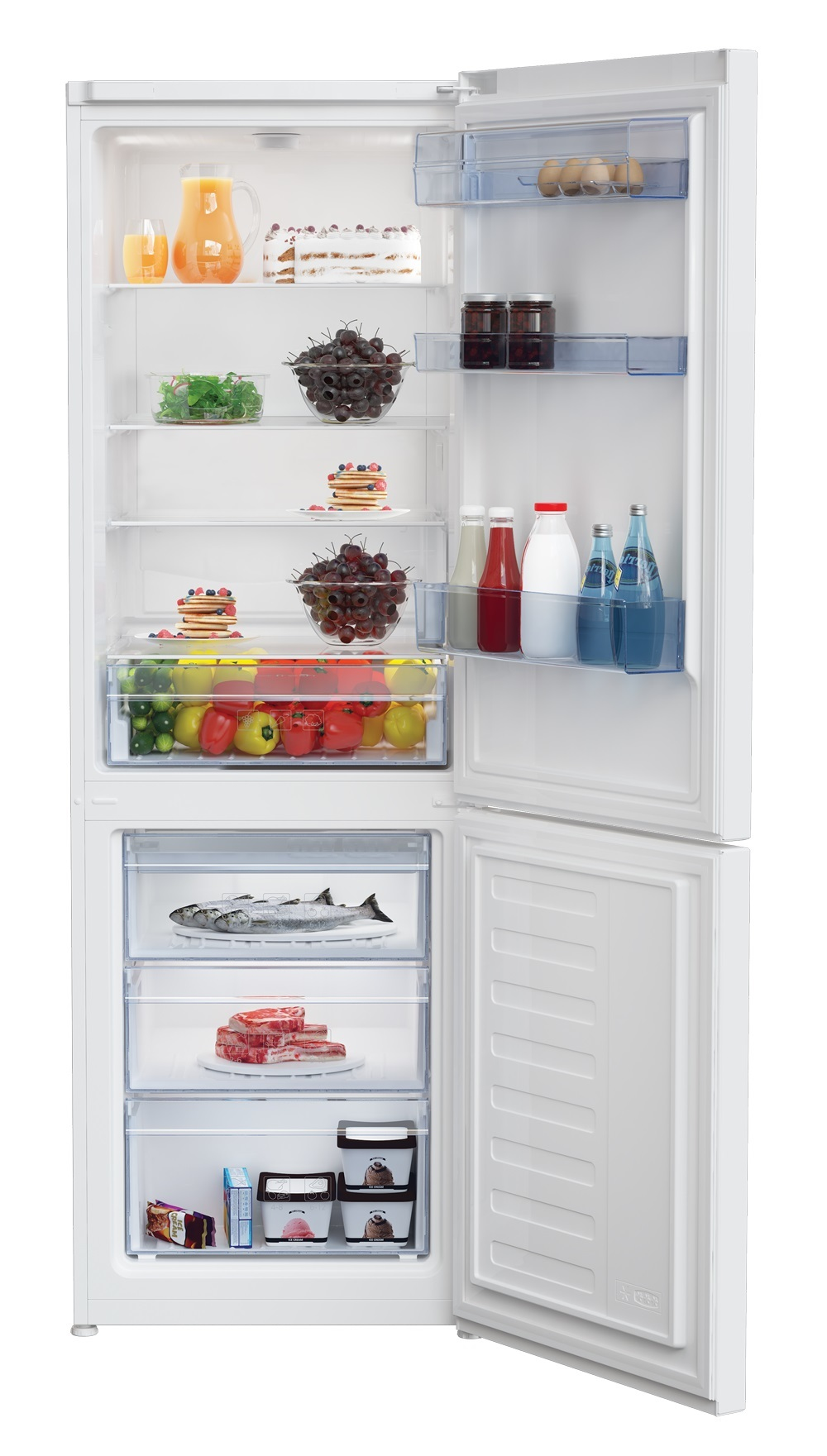 Beko 7517420006 fridge-freezer Freestanding White – image 2