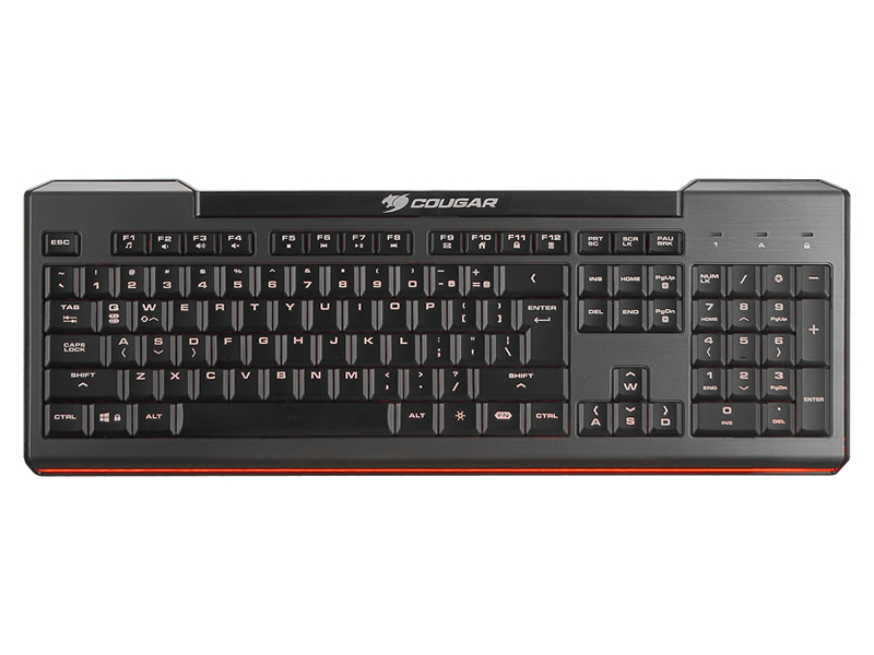 COUGAR 200K keyboard Gaming USB QWERTZ German Black – image 1