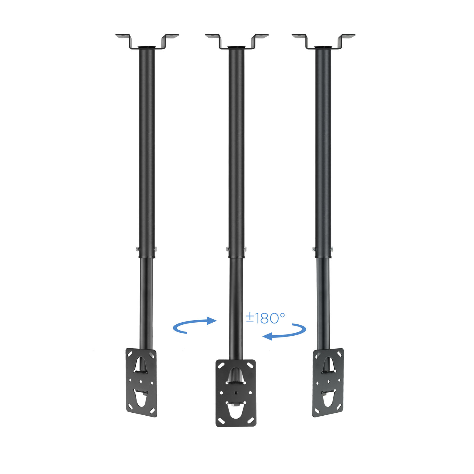 TooQ LPCE01S-B TV mount/stand Black – image 4