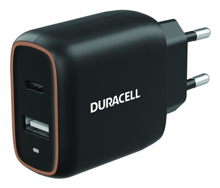 Duracell DRACUSB19-EU mobile device charger Smartphone, Tablet Black AC Indoor – image 1