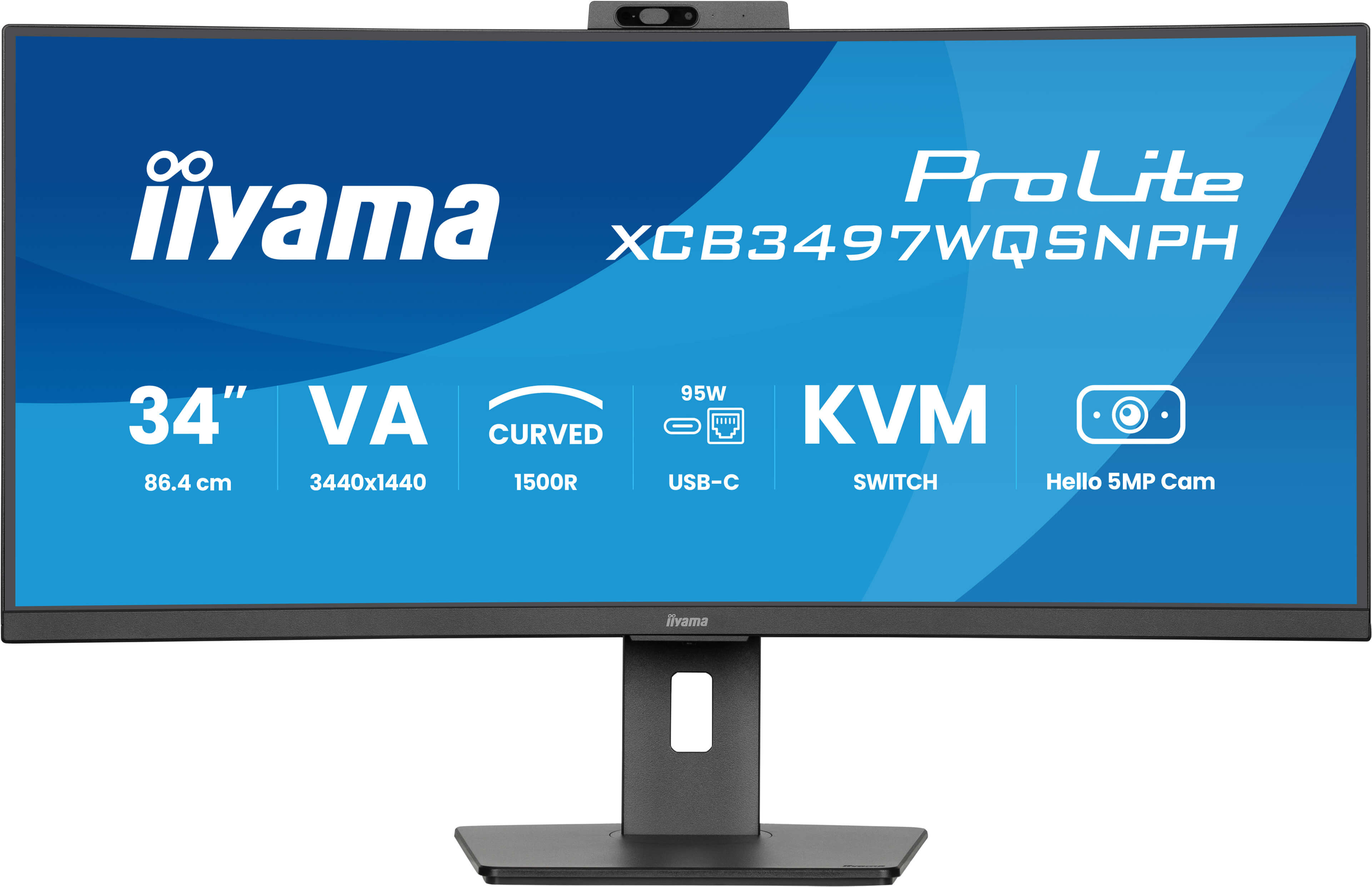 iiyama ProLite XCB3497WQSNPH-B1 Monitor PC 86,4 cm (34")
