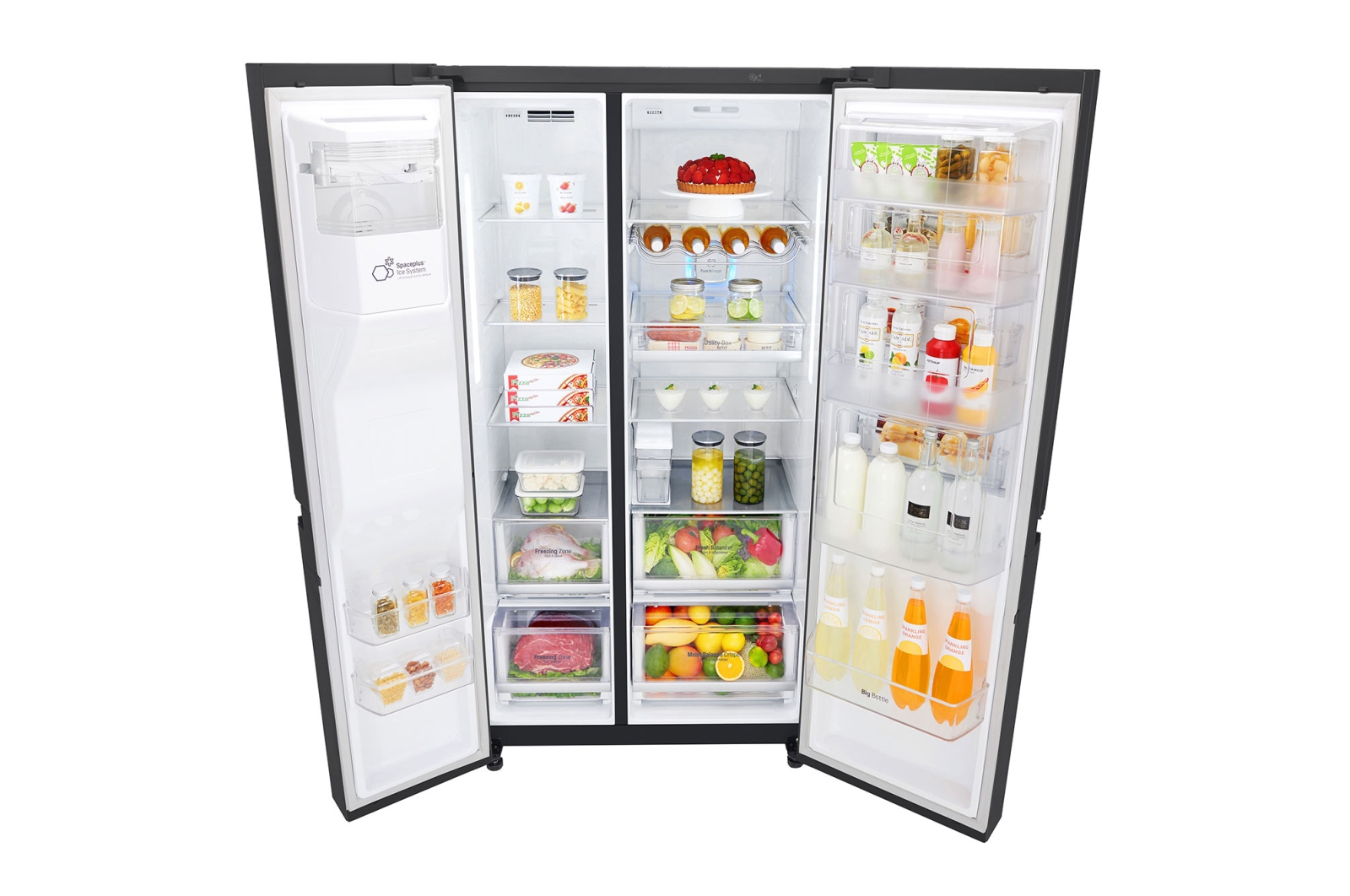 LG GSJ961MTAZ side-by-side refrigerator Freestanding – image 5