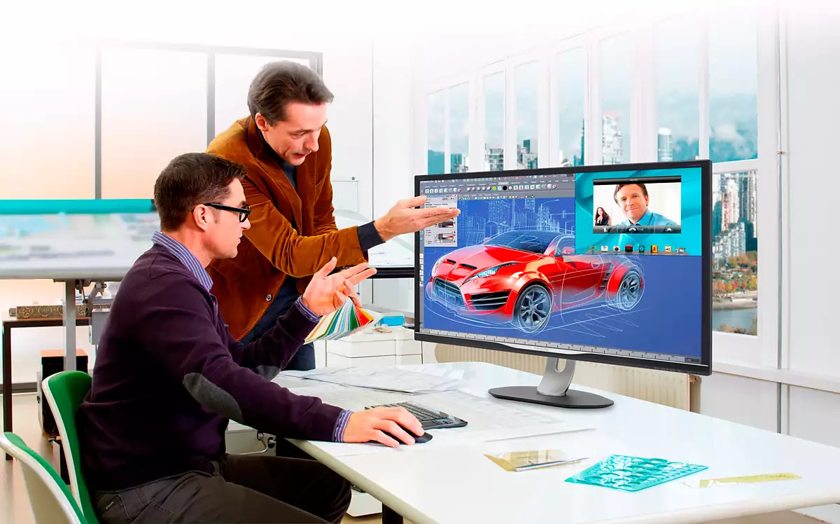 Philips Brilliance LED-backlit LCD Display with MultiView BDM3270QP2/00 – image 3