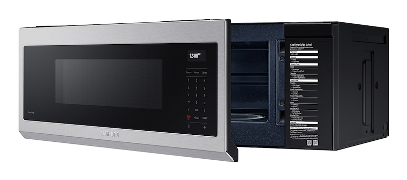 صورة Samsung ME11A7710DS/AA فوق الميكروويف المنفرد - سعة 31.1 لتر، 1100 واط، ستانلس ستيل