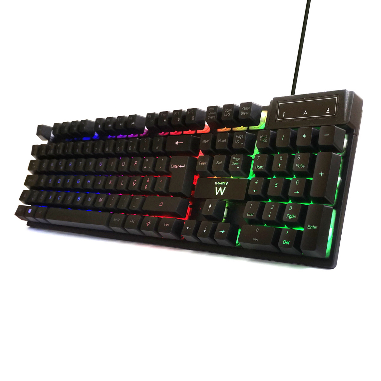 Ewent PL3319 keyboard Gaming USB QWERTY Portuguese Black – image 2