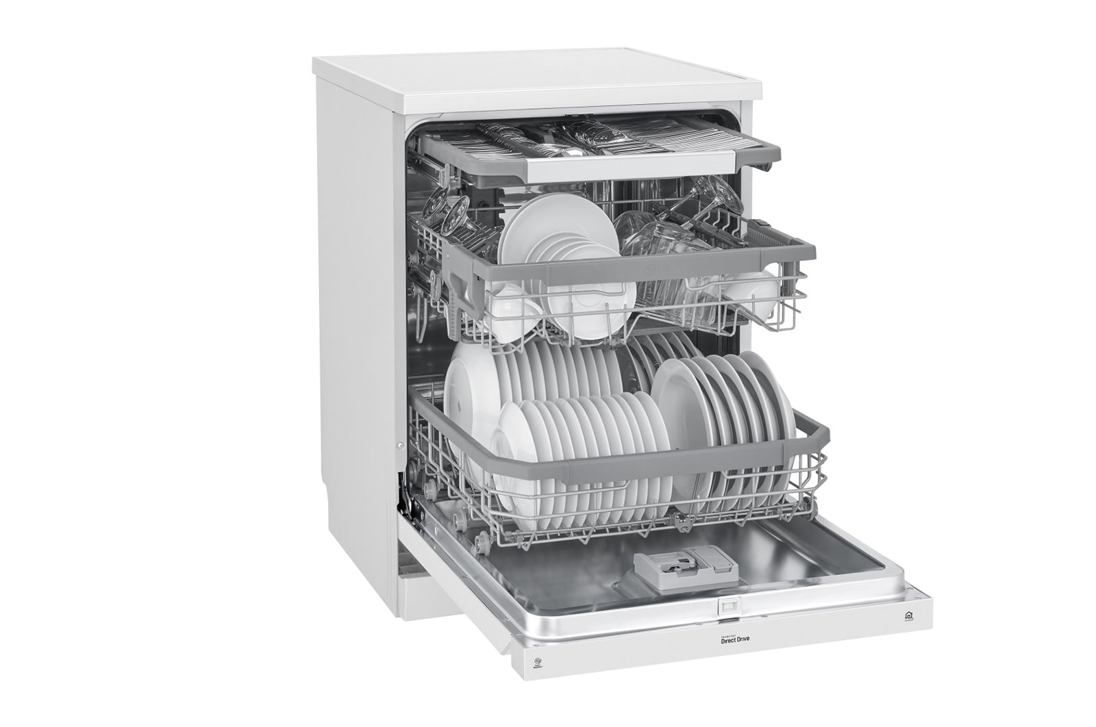 LG DF325FW dishwasher Freestanding 14 place settings – image 5