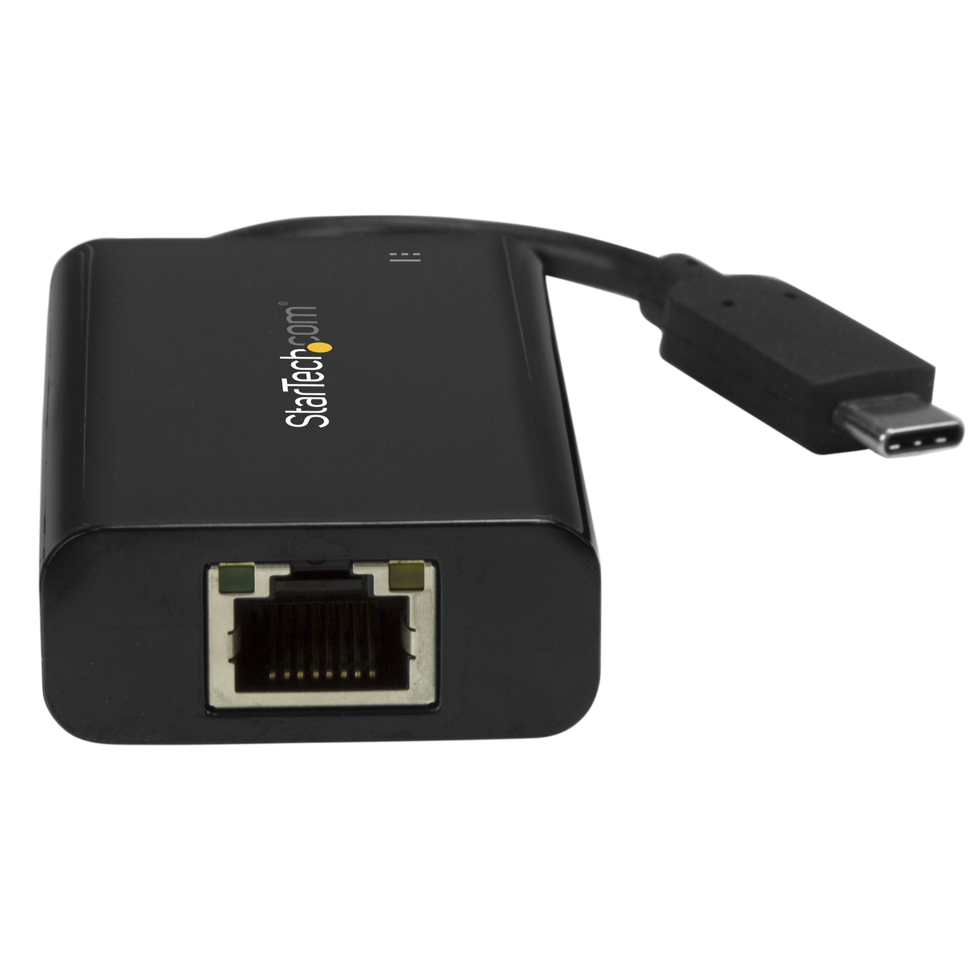 StarTech.com USB C to Gigabit Ethernet Adapter/Converter w/PD 2.0 - 1Gbps USB 3.1 Type C to RJ45/LAN Network w/Power Delivery Pass Through Charging - TB3 Compat – image 2