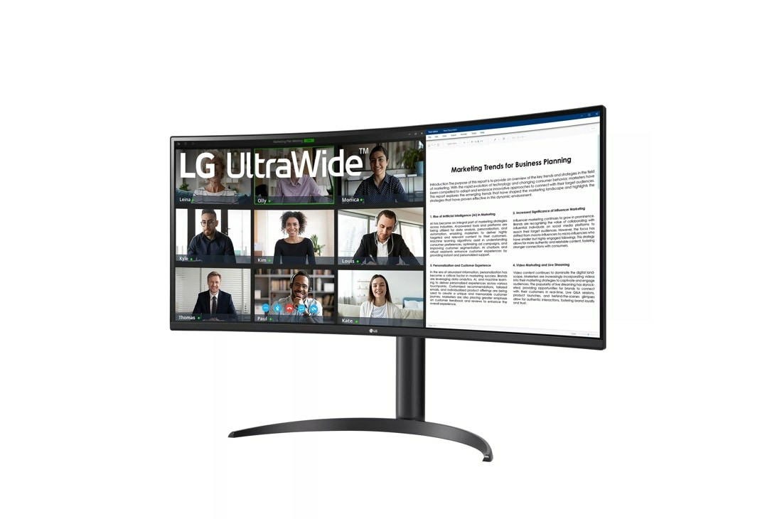 LG 34WR55QC-B computer monitor – image 2