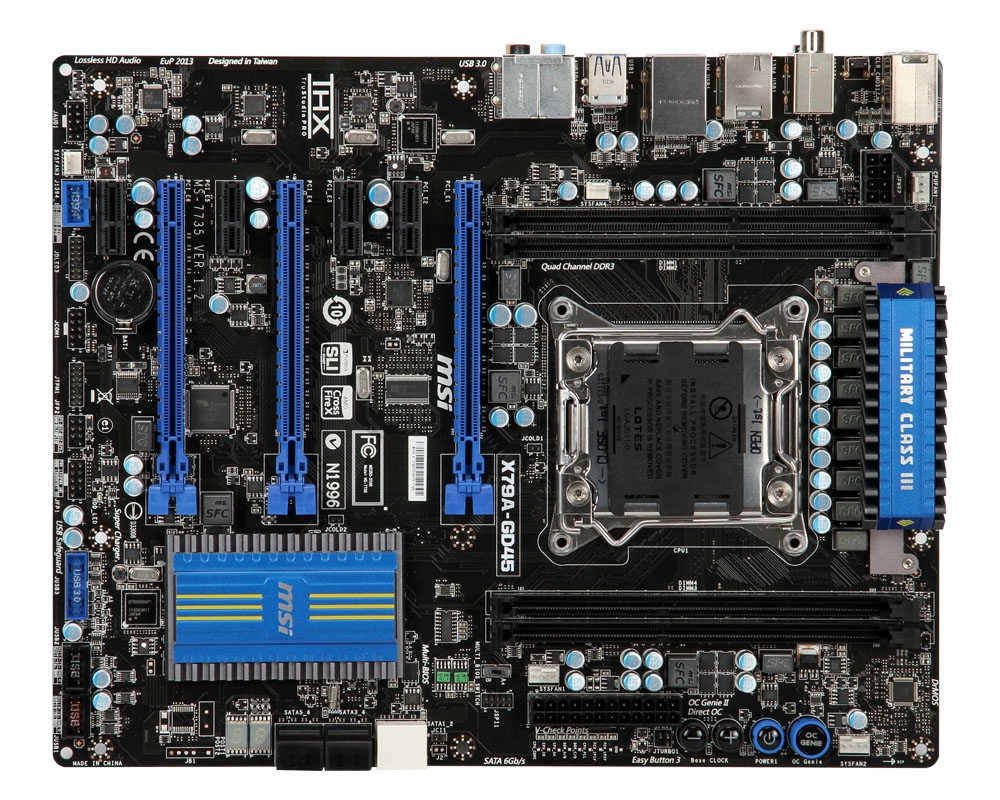 MSI X79A-GD45 motherboard LGA 2011 (Socket R) ATX – image 2