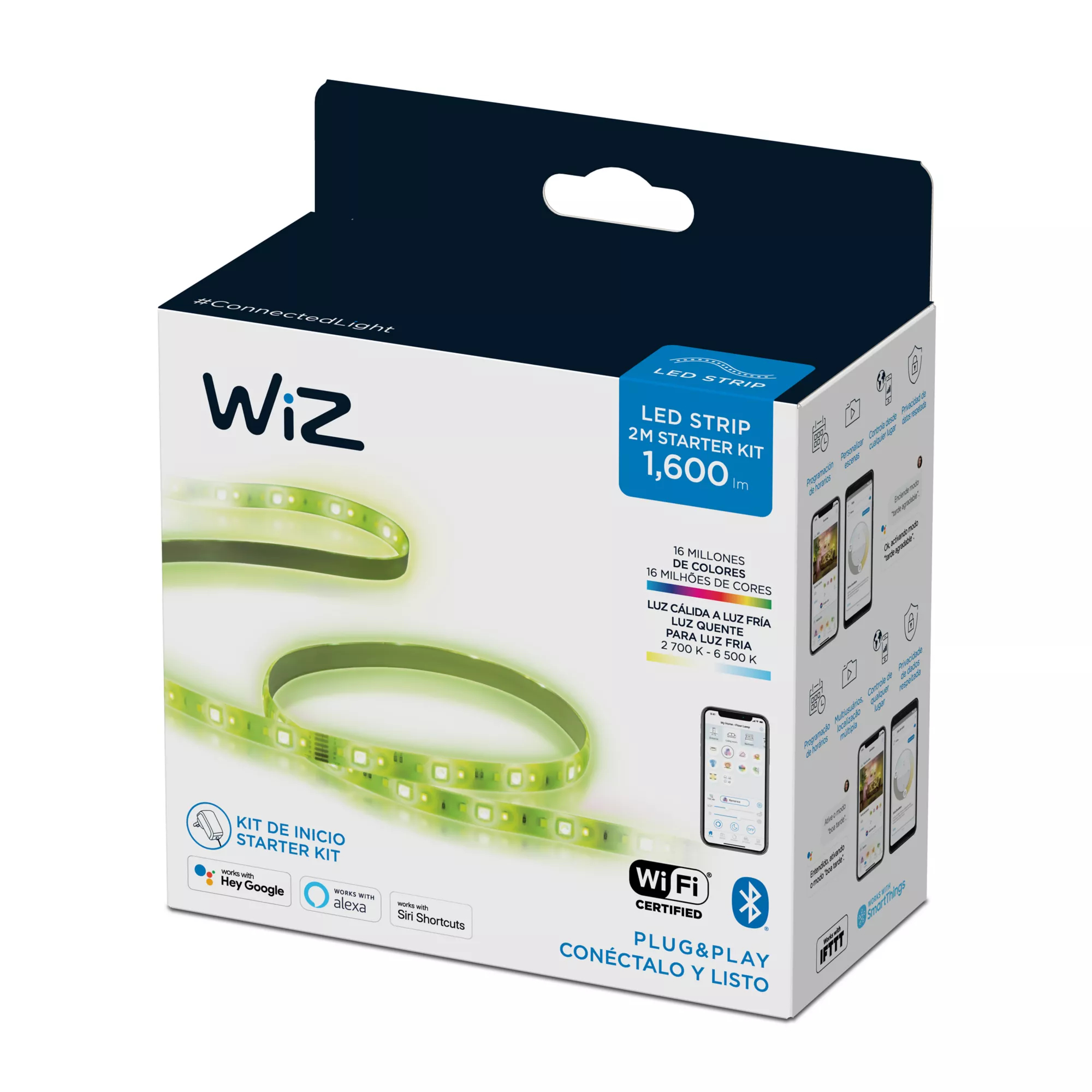 WiZ 8719514552586 smart lighting Smart strip light Wi-Fi/Bluetooth – image 2