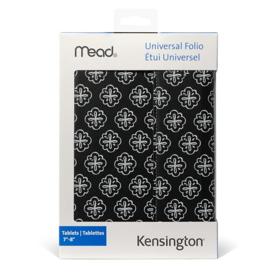 Kensington Floral Universal Case for 7 and 8” Tablets — Black/White – image 5