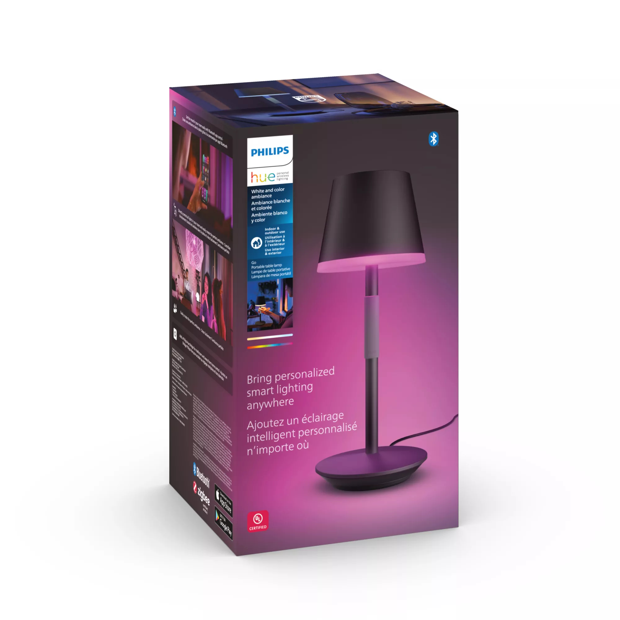 Philips by Signify Philips Hue White and colour ambience 046677576455 smart lighting Smart table lamp Bluetooth/Zigbee – image 3