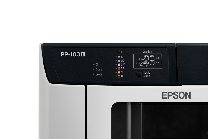 Epson PP-100III disc publisher 60 discs USB 3.2 Gen 1 (3.1 Gen 1) Black, White – image 3