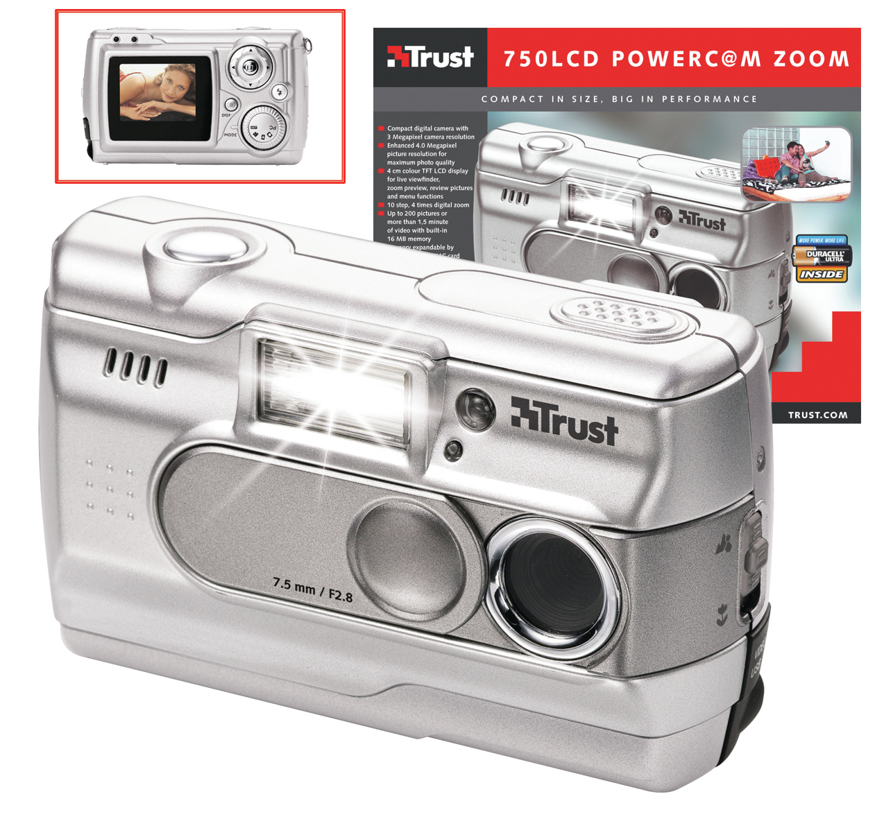 Trust 750 LCD POWERC@M ZOOM