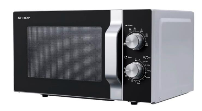 Sharp R-204SA microwave Black, Grey, Stainless steel Grill microwave Countertop – image 1