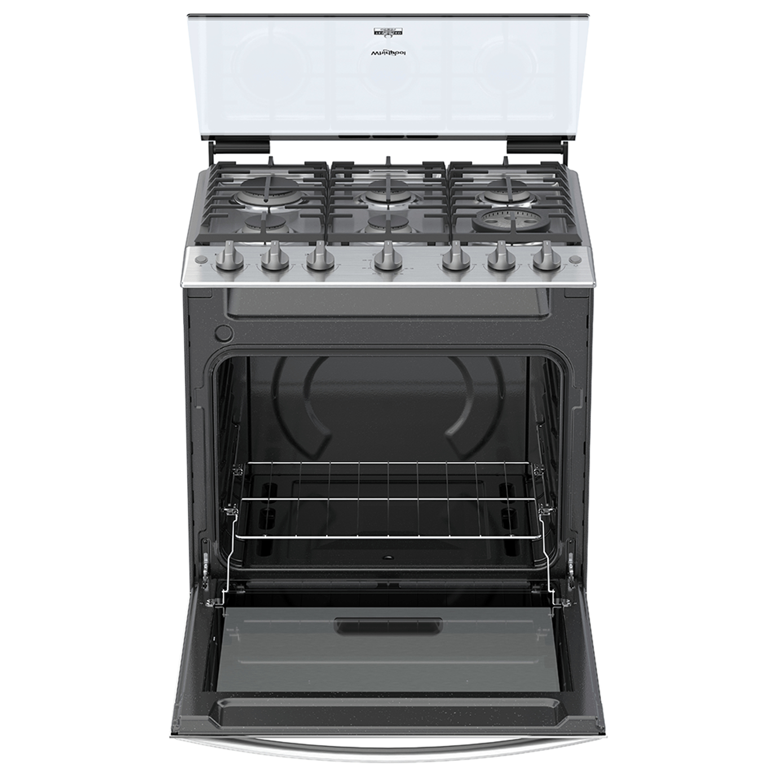 Whirlpool WFR5100S cooker Freestanding cooker Electric/Gas Gas Stainless steel – image 4