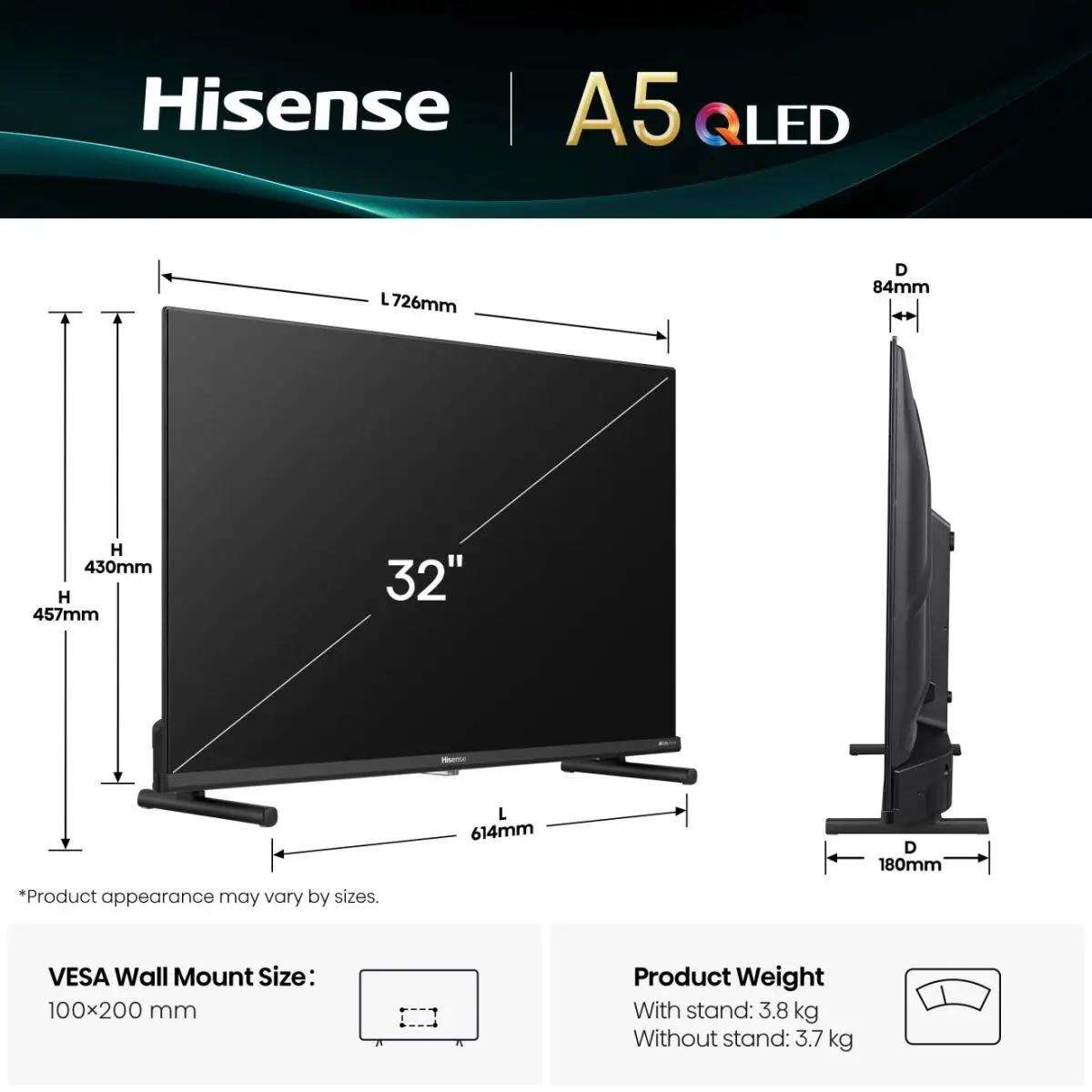 Hisense 32 '' A5Q | Smart TV Hi-QLED Full HD – image 2