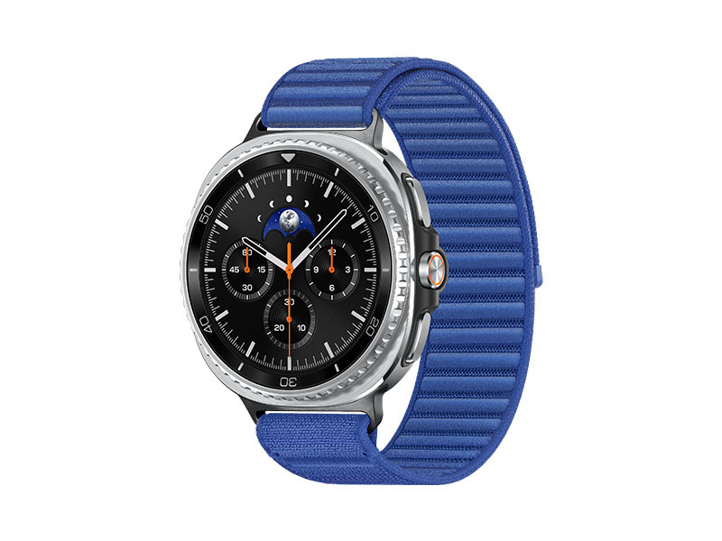 Samsung Galaxy Watch 8 Classic, Bluetooth, 46mm, Hybrid Band, Black + Fabric Band, Blue, M/L – image 1