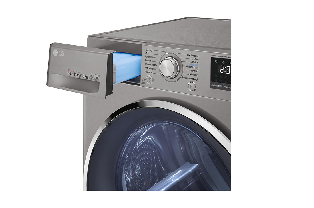 LG RC90U2EV2W tumble dryer Freestanding Front-load – image 3