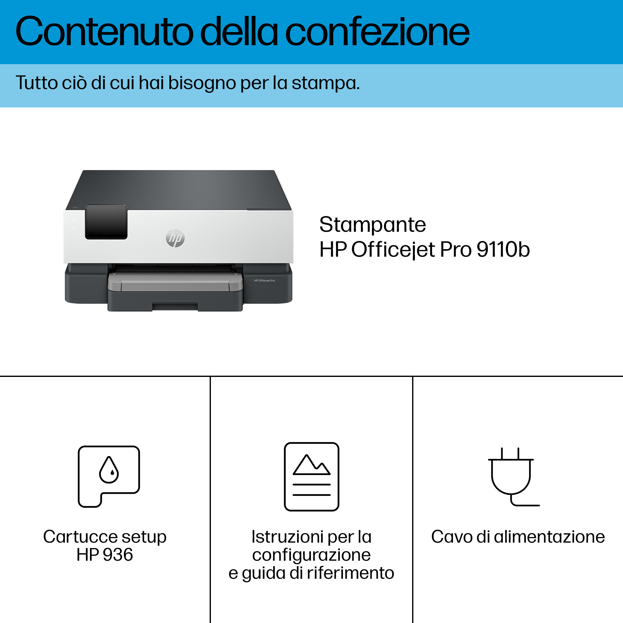 STAMPANTE HP OJ-9110b PRO A4 20/16PPM 512MB 250FF DUPLEX LAN WiFi USB2.0 - Miniatura 4