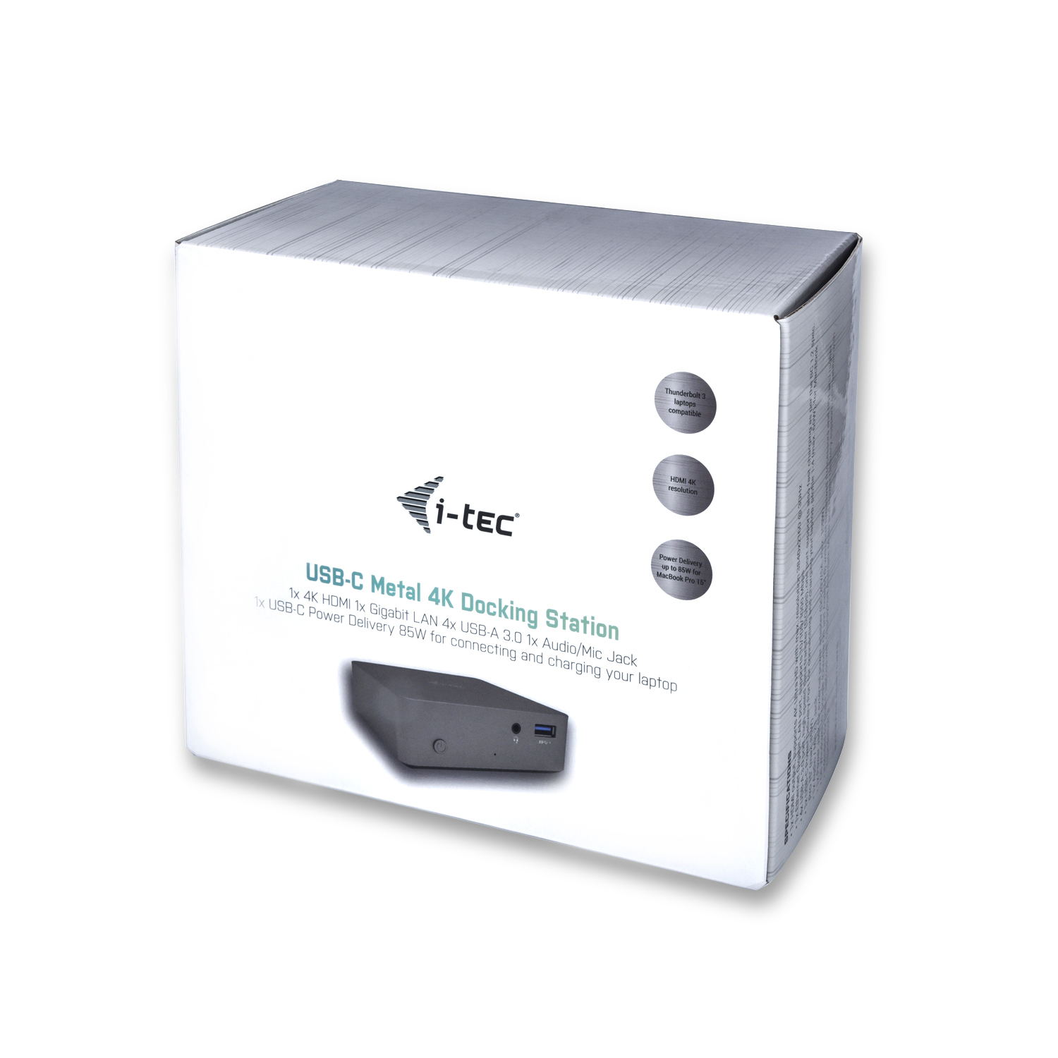 i-tec Metal USB-C 4K Docking Station + Power Delivery – image 6