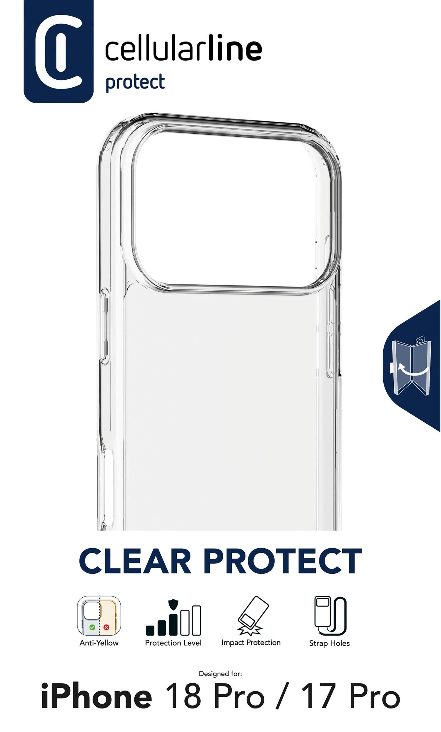 Cellularline CLEAR PROTECT - IPHONE 17 PRO / 18 PRO – image 9