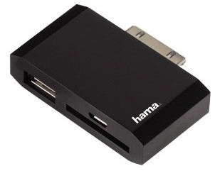 Hama 00123566 card reader Samsung 30-pin Black