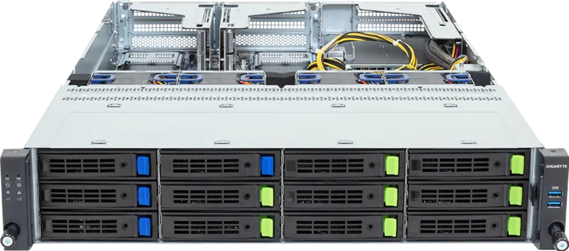 GIGABYTE R263-Z38-AAL1 LGA 6096 Rack (2U) Black, Steel – image 2