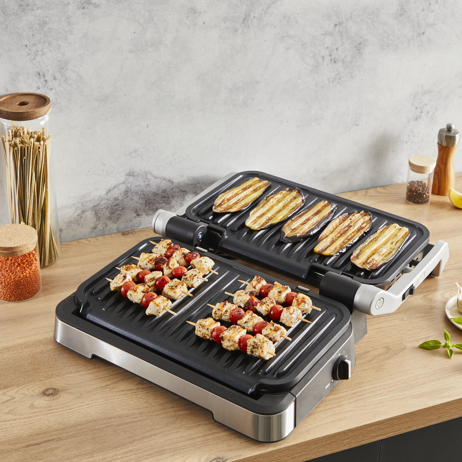 Tefal OptiGrill 2in1 XL GC782D contact grill – image 6