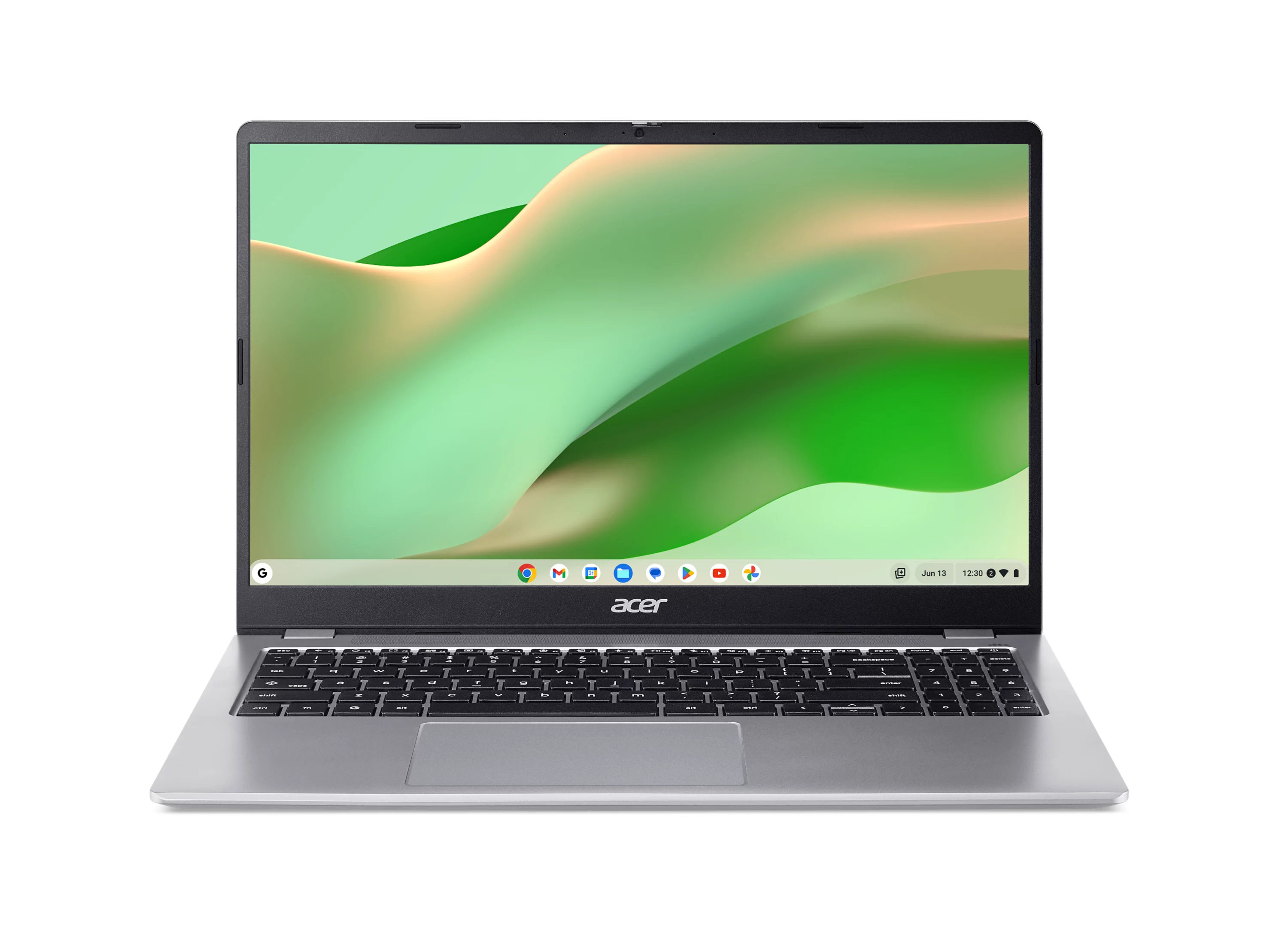 Portátil - Acer Chromebook 315 CB315-7H-C6FD, 15.6" Full-HD, Intel® N50, 8GB RAM, 128 GB eMMC, UHD Graphics, Google ChromeOS, Plata, Sin cargador