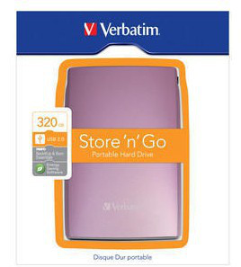 Verbatim Store 'n' Go USB 2.0 Portable Hard Drive 320GB Pink – image 7