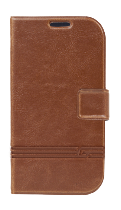 Golla G1532 mobile phone case Flip case Grey, Tan – image 1