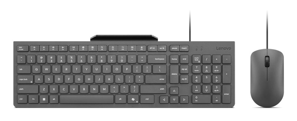 Tastatura+miš LENOVO Lenovo 310/žicni set/USB-A /US Eur/crna