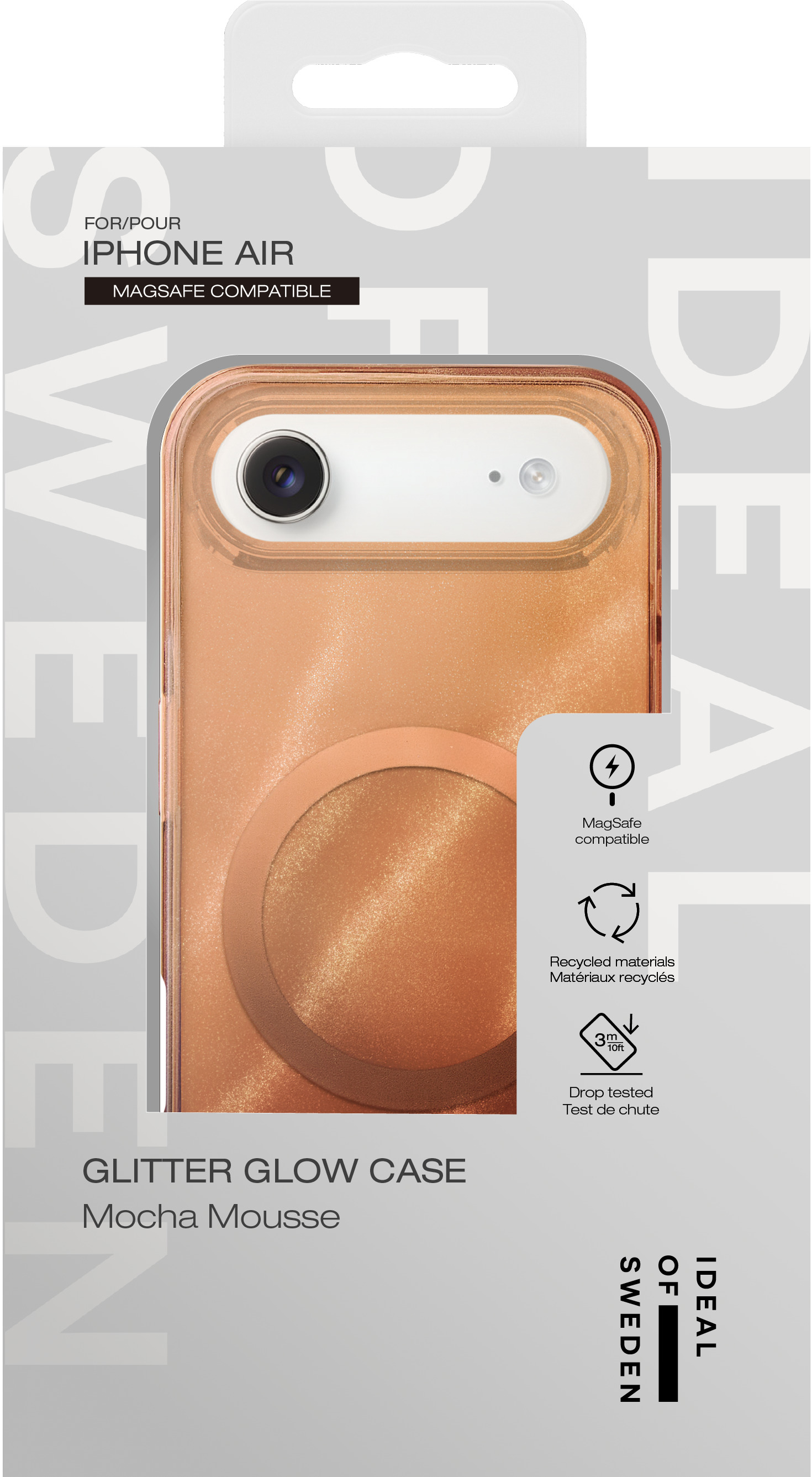 iDeal of Sweden Clear Case MagSafe iPhone Air Mocha Mousse – image 4