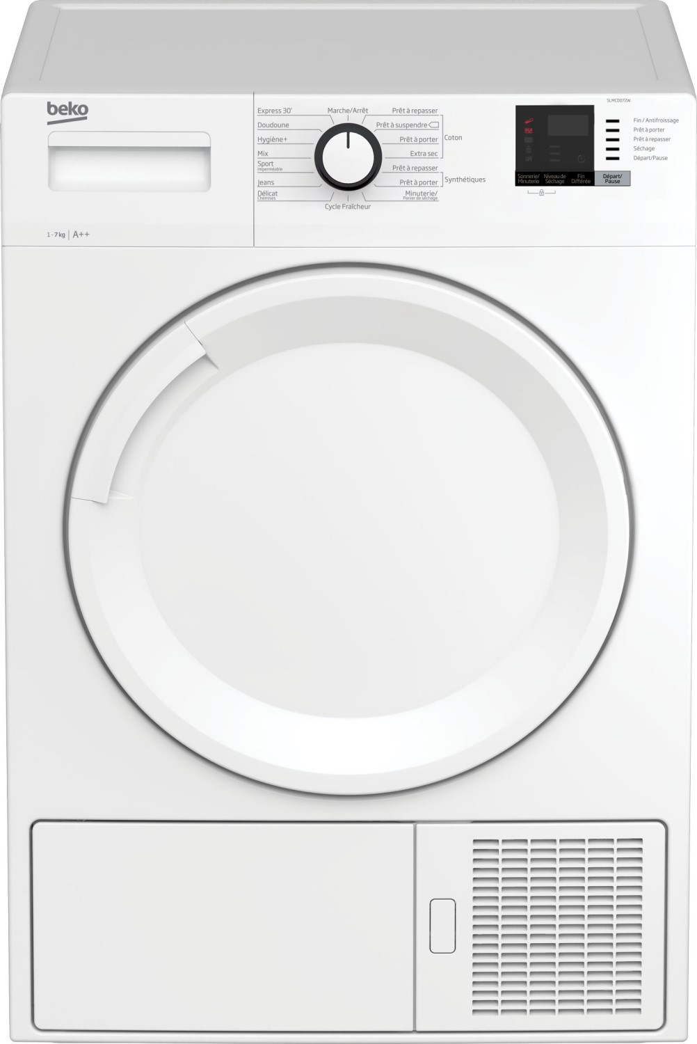 Beko SLMCD072W tumble dryer Freestanding Front-load