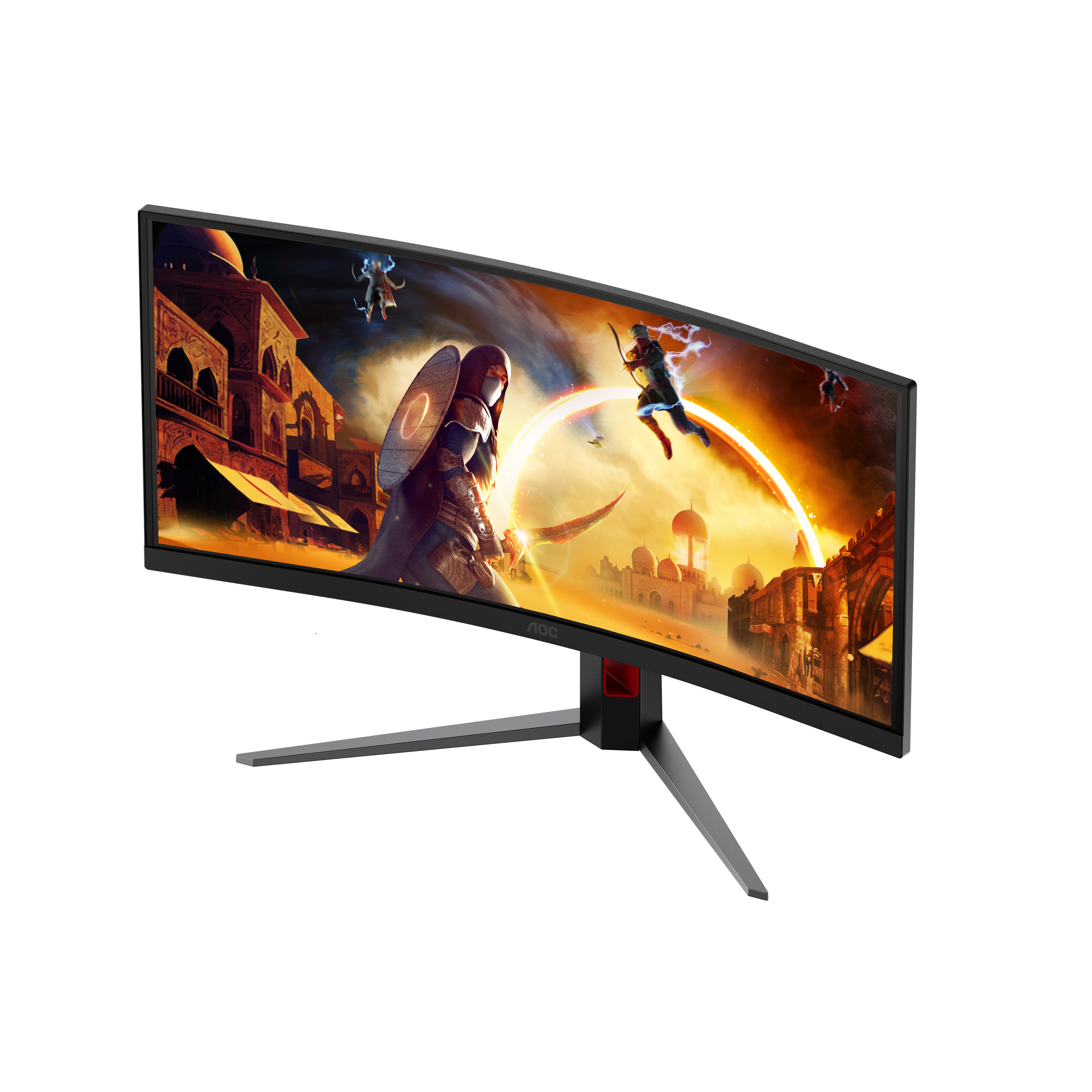 AOC G4 34” CU34G4CA computer monitor 86.4 cm (34″) 3440 x 1440 pixels Black, Red image 11
