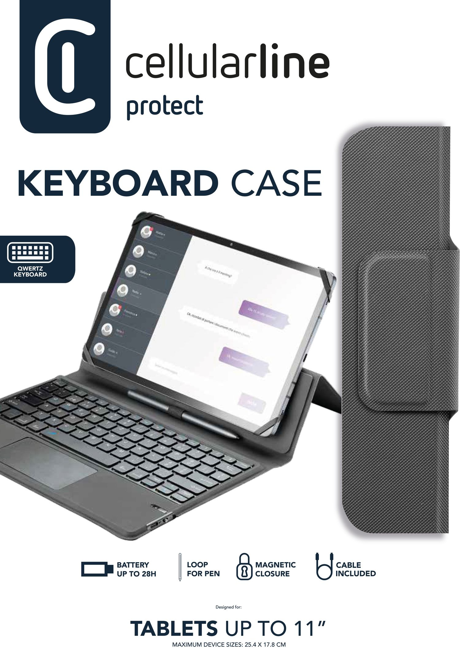 Cellularline Keyboard Case - Tablet up to 11'' – image 2