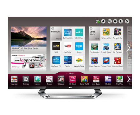 LG 55LM7600 TV 139.7 cm (55") Full HD Smart TV Wi-Fi Black, Silver
