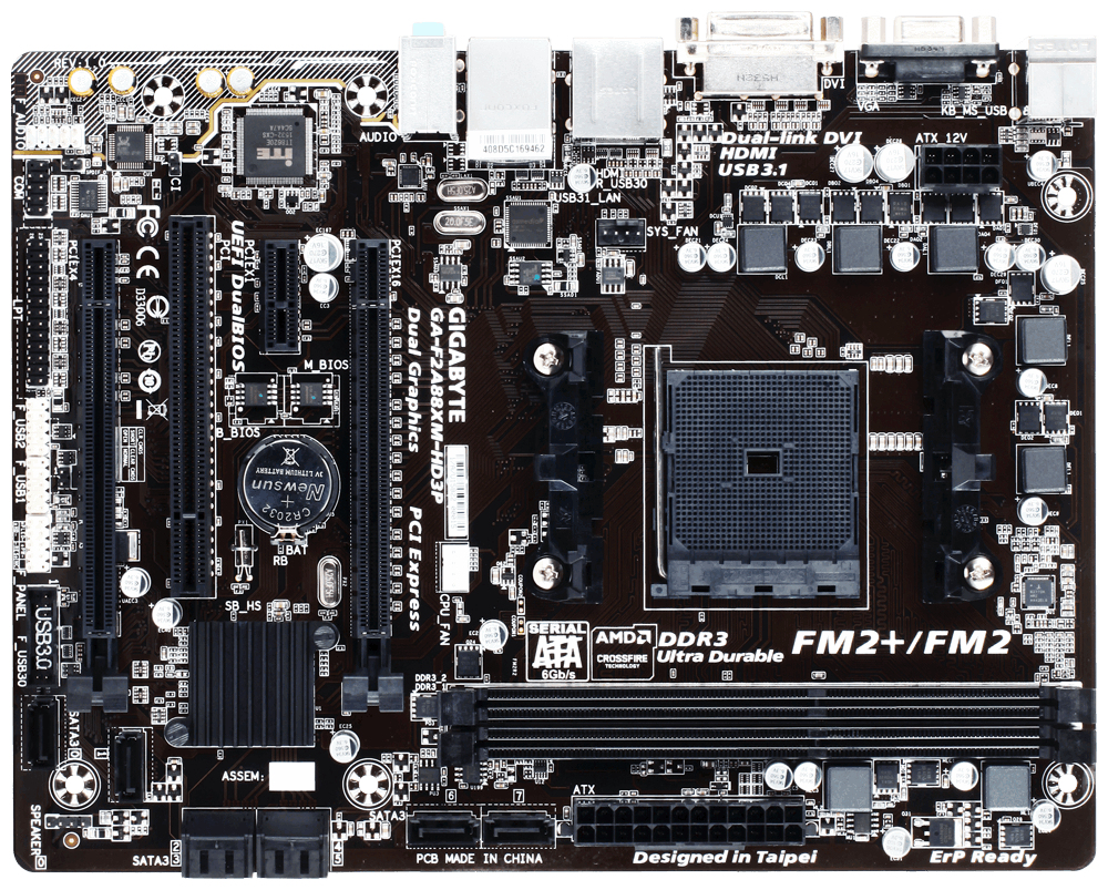 GIGABYTE GA-F2A88XM-HD3P (rev. 1.0) – image 2
