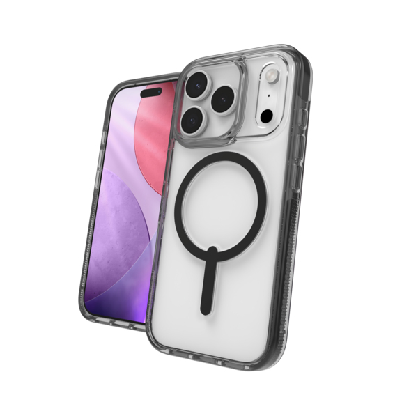 ZAGG Santa Cruz Snap coque de protection pour téléphones portables 16 cm (6.3") Housse Noir, Transparent