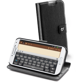 Cellularline VISIONSLGALMEGA58 mobile phone case Folio Black