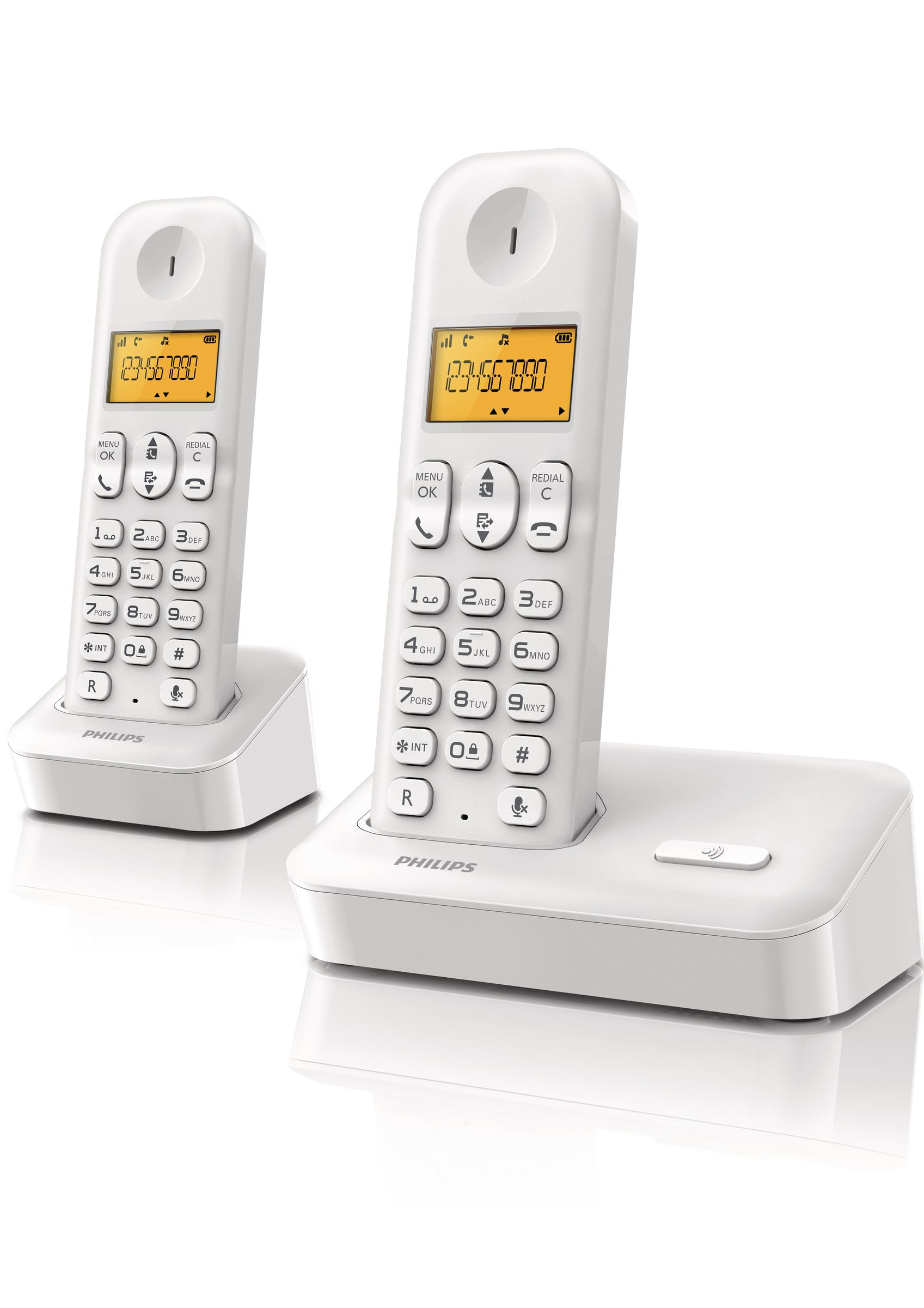 Philips D1502W/53 telephone DECT telephone Caller ID White – image 1