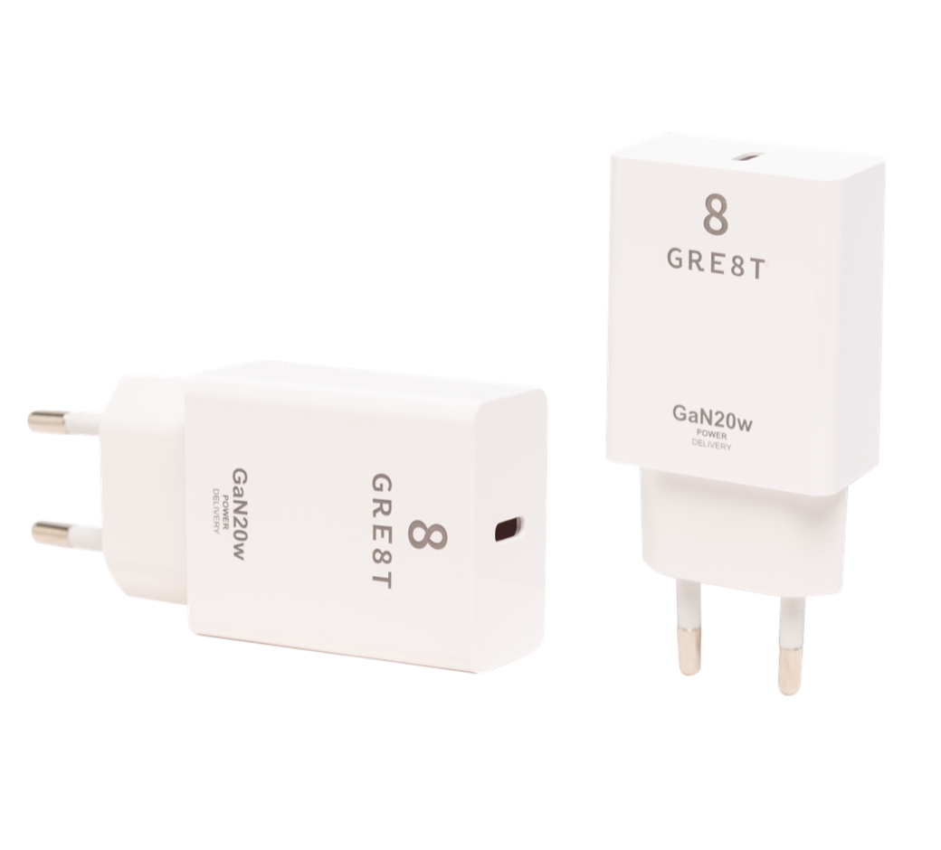 GRE8T GR8-CHAR-C20WW mobile device charger Universal White AC Fast charging Indoor – image 4